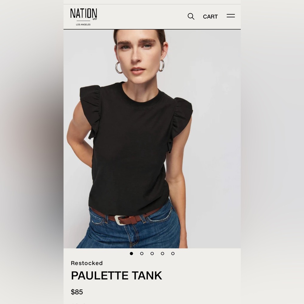 Nation LTD Paulette Tank Like New Medium
